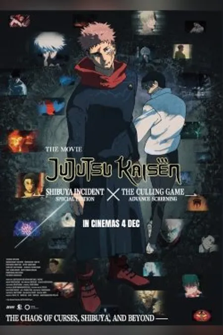 Poster for Jujutsu Kaisen: Shibuya Incident X The Culling Game – The Movie